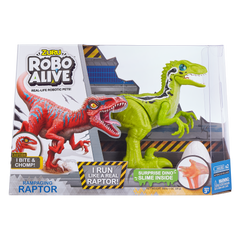 ZURU Robo Alive Robotic Rampaging Raptor With Slime Assorted