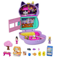 Polly Pocket Big Pocket World Sushi Shop Cat Compact