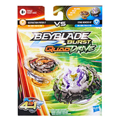 Beyblade Burst Quad Drive Dual Pack Destruction Ifritor I7 Vs Stone Nemesis N7