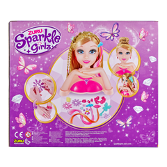 ZURU Sparkle Girlz Styling Princess Head With Fantasy Nail Design