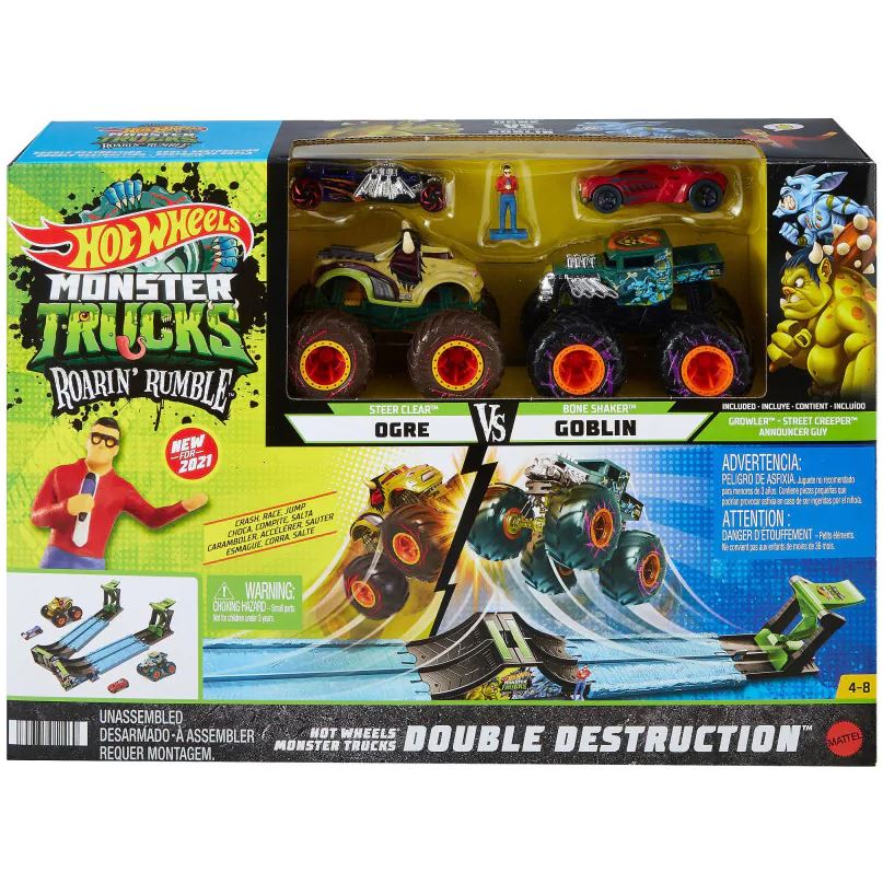 Hot Wheels Monster Trucks Roarin Rumble