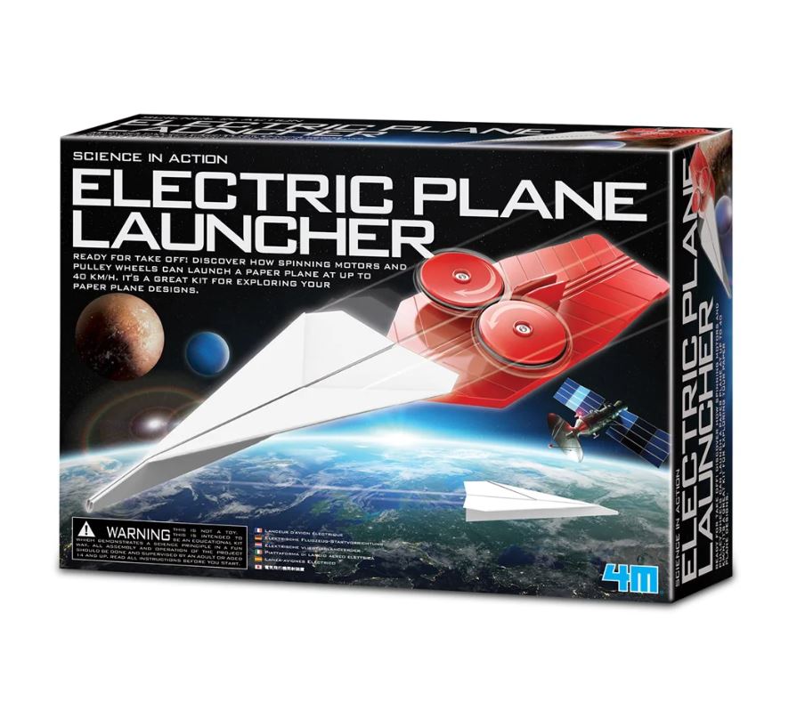 4M Science In Action Electric Plane Launcher