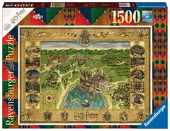 Ravensburger Harry Potter Hogwarts Map 1500 Piece