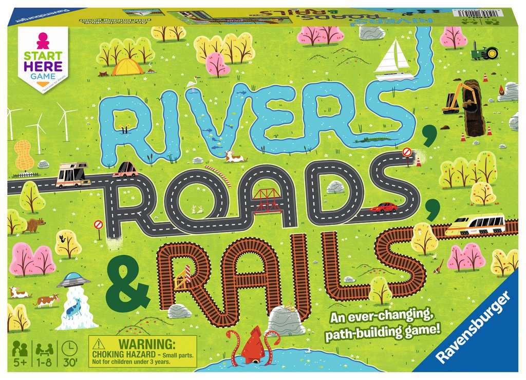 Ravensburger Rivers Roads & Rails Game