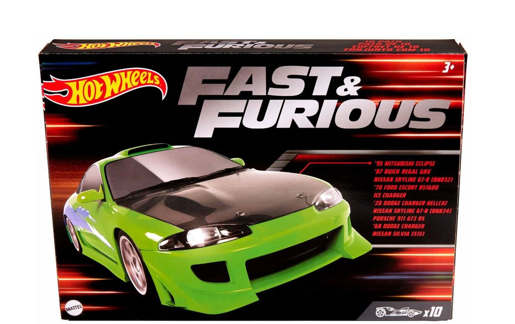 Hot Wheels Fast And Furious 10 Pack