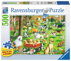 Ravensburger At The Dog Park Puzzle 500 Piece