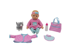 GIGO DREAM COLLECTION 16" LOVELY BABY WITH PET ASSORTED STYLES