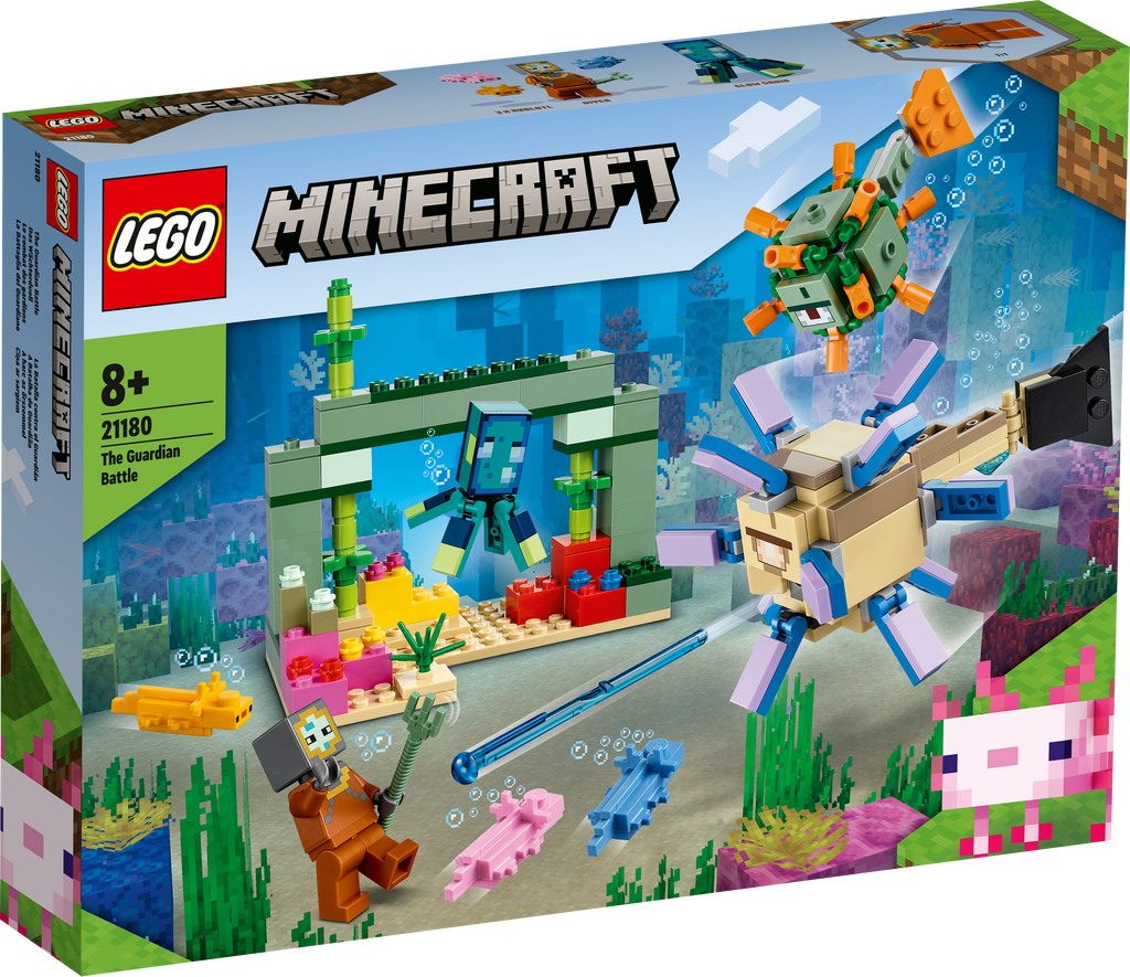 LEGO 21180 Minecraft The Guardian Battle