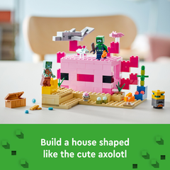 LEGO 21247 MINECRAFT THE AXOLOTL HOUSE