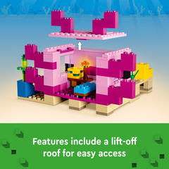 LEGO 21247 Minecraft The Axolotl House