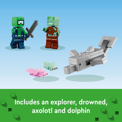 LEGO 21247 Minecraft The Axolotl House