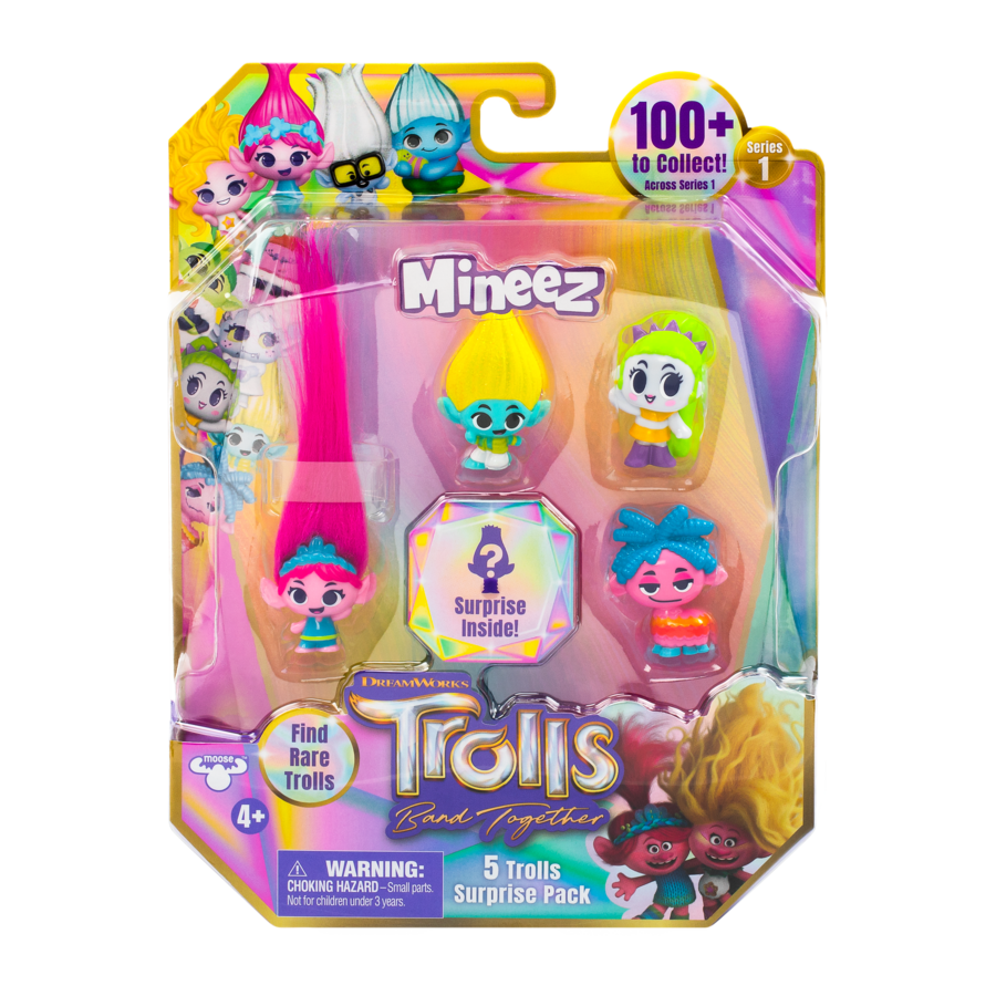 Trolls S1 Mineez Figure 5 Pack