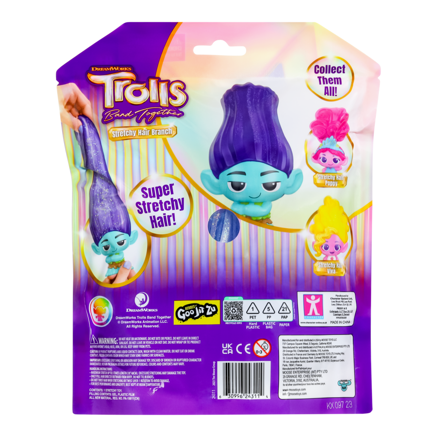 TROLLS S1 SUPER SQUISHY PACK - BRANCH DOLL – Toyworld Australia