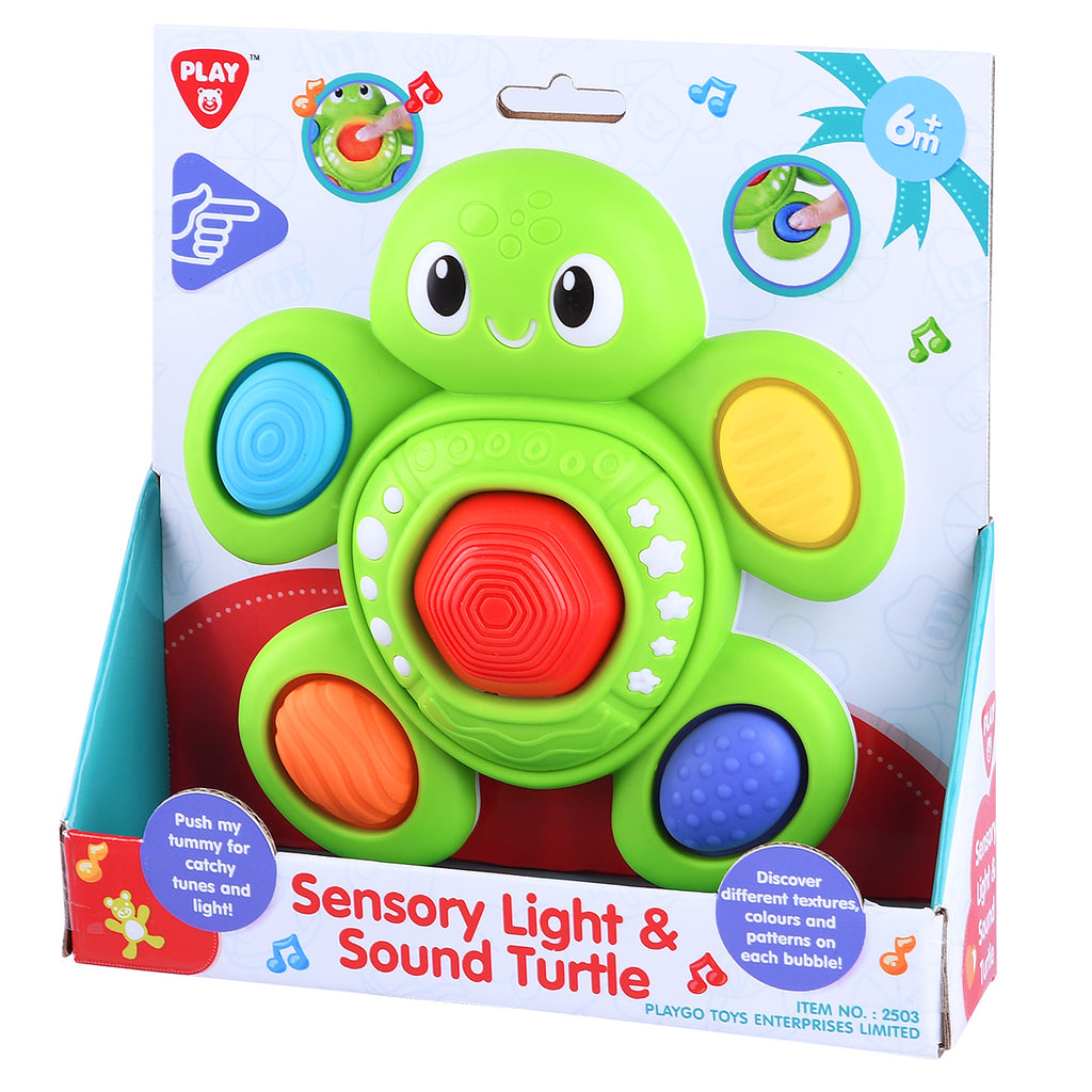 Playgo Toys Ent. Ltd. Sensory Light & Sound Turtle