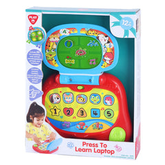 PLAYGO TOYS ENT. LTD. PRESS TO LEARN LAPTOP