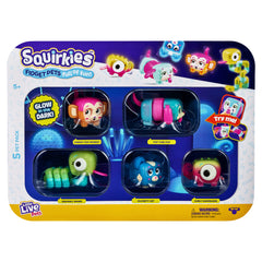 Little Live Pets Squirkies Glow In The Dark 5 Pack Assorted Styles