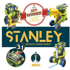 Johnco Stanley 3-in-1 Keypad Coding Robot