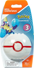 MEGA Construx Pokemon Pokeball Crabrawler