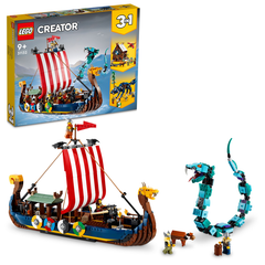 LEGO 31132 Creator Viking Ship And The Midgard Serpent