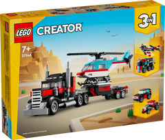 LEGO 31146 Creator Flatbed Truck With Helicpoter