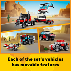 LEGO 31146 Creator Flatbed Truck With Helicpoter