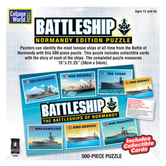 BATTLESHIP NORMANDY EDITION 500 PIECE PUZZLE