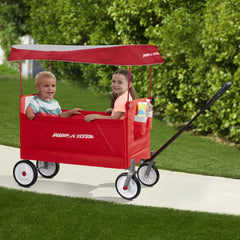 Radio Flyer Ez Fold Wagon With Canopy