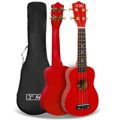 3Rd Avenue Soprano Ukulele Red