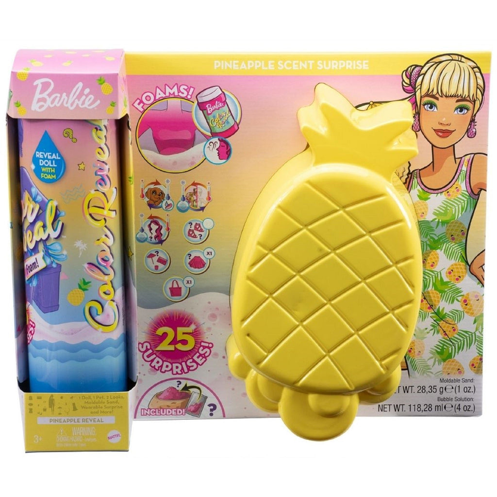 Barbie Colour Reveal Doll Pineapple Scent Surprises