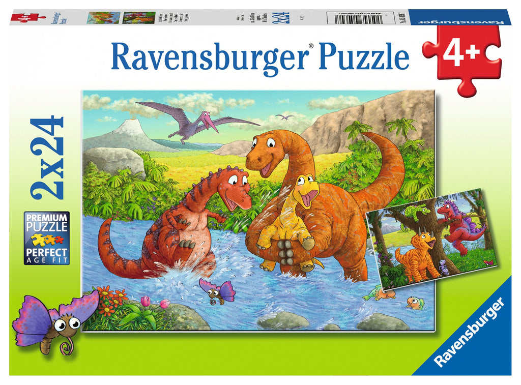 Ravensburger Dinosaurs At Play 2x24 Piece