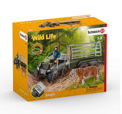 Schleich Wild Life Quad Bike With Trailer And Ranger Set