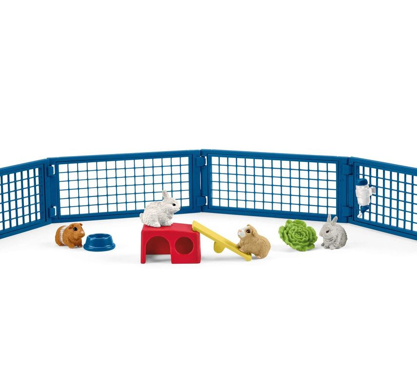 Schleich Farm World Rabbit And Guinea Pig Hutch