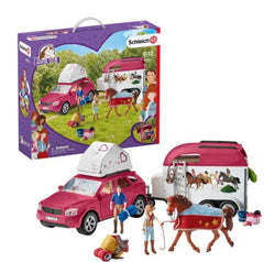 Schleich Horse Club Horse Adventures With Car And Trailer Set