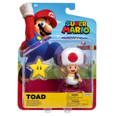 SUPER MARIO 4 INCH FIGURE TOAD