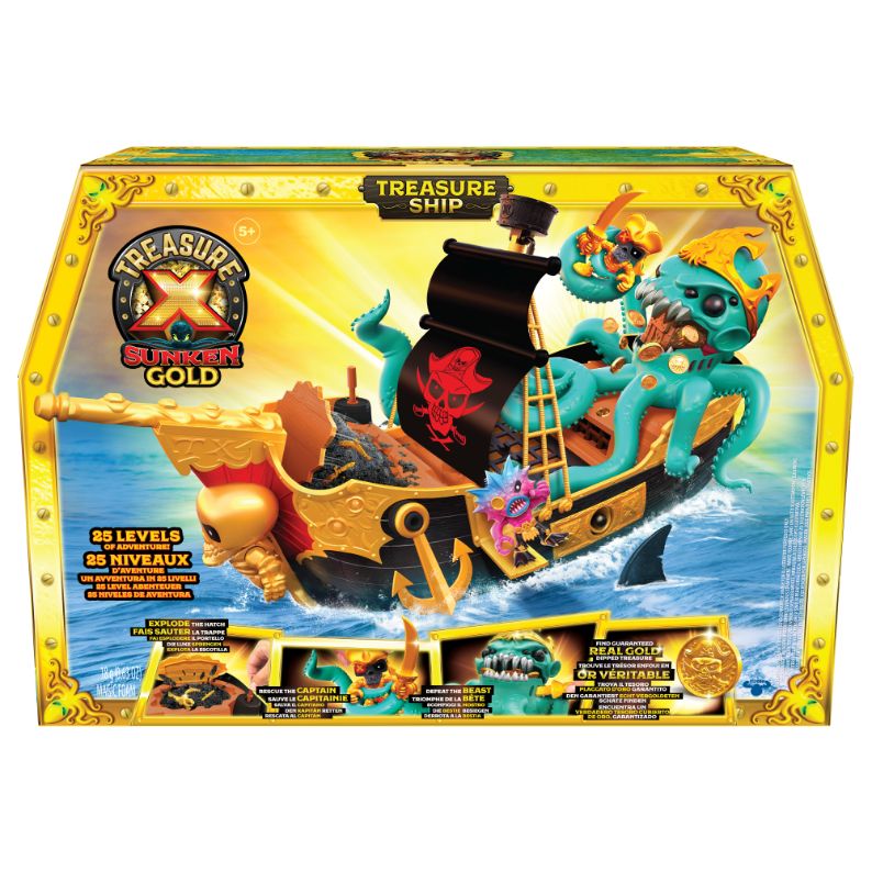 Treasure X S5 Sunken Gold Treasure Ship Playset