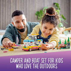 LEGO 41681 Friends Forest Camper Van And Sailboat