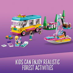 LEGO 41681 Friends Forest Camper Van And Sailboat