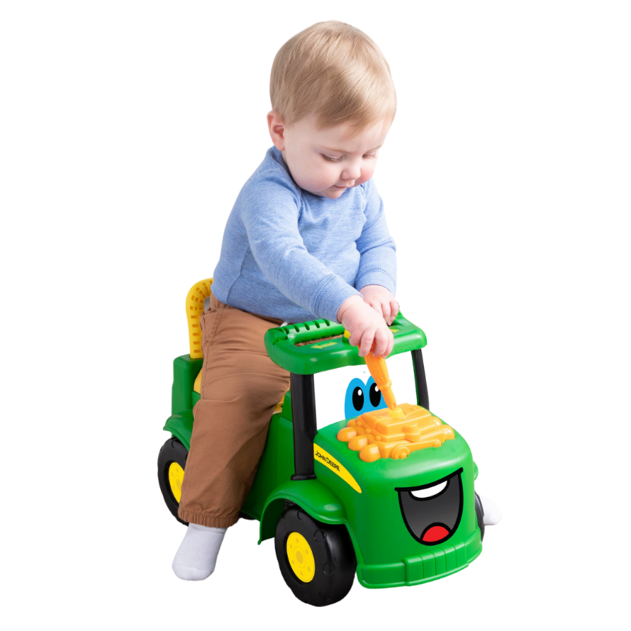 TOMY John Deere Johnny Tractor Ride On Foot To Floor