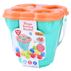 Playgo Toys Ent. Ltd. Shape Sorting Bucket 12 Piece