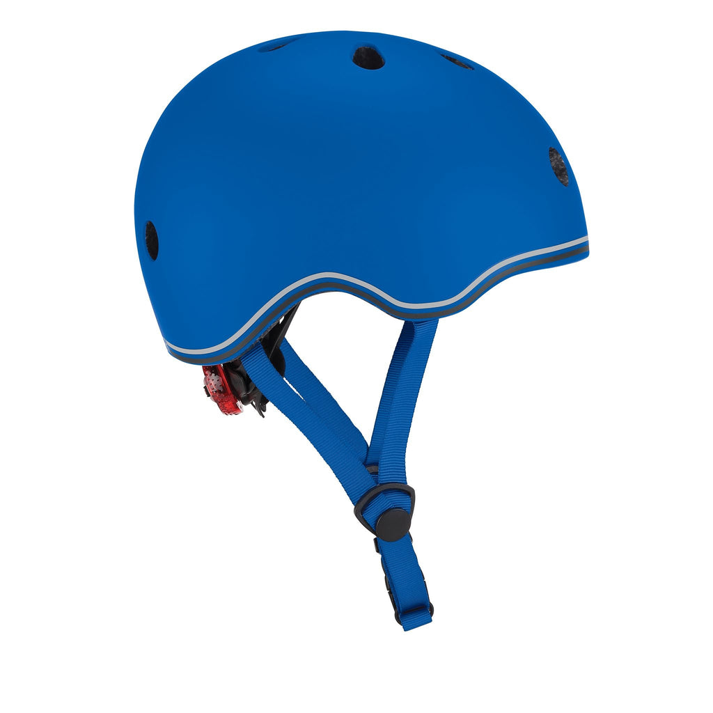 Globber Kids Helmet With Flashing Led Light - Navy Blue XS-S
