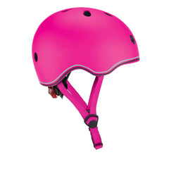 Globber Kids Helmet With Flashing LED Lights - Deep Pink XS-S (51-55cm)