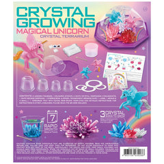 4M Crystal Growing Magical Unicorn Crystal Terrarium