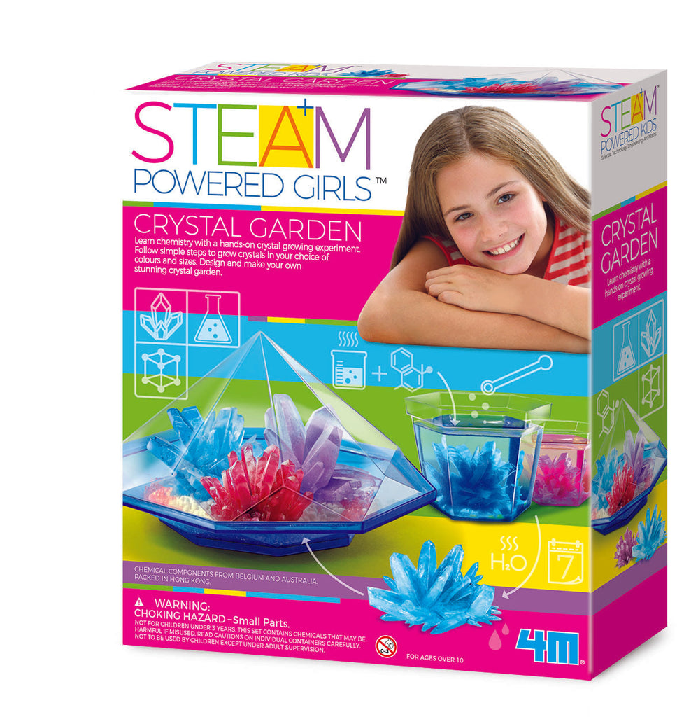 4M Steam Powered Girls Crystal Garden