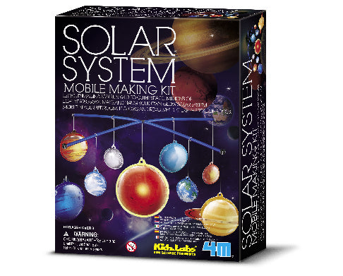 4M Kidz Labs Gid Solar System Mobile Making Kit