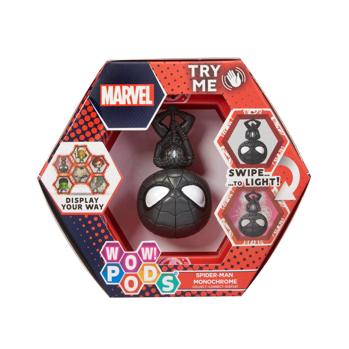 Wow Pods Marvel Spiderman Monochrome | Toyworld Australia