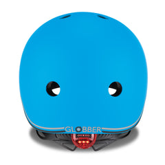 Globber Toddler Helmet With Flashing Led Light - Light Blue XS-S