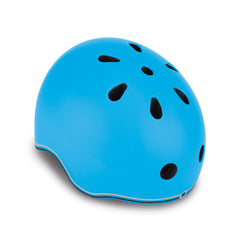 Globber Toddler Helmet With Flashing Led Light - Light Blue XS-S