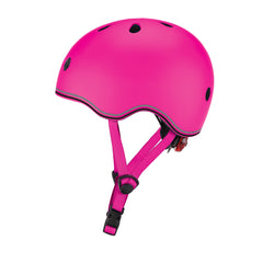 Globber Kids Helmet With Flashing LED Lights - Deep Pink XS-S (51-55cm)