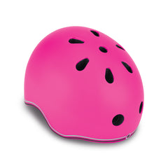 Globber Kids Helmet With Flashing LED Lights - Deep Pink XS-S (51-55cm)