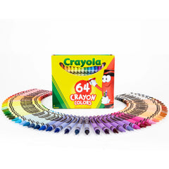 Crayola Crayons With Sharpener 64 Pack